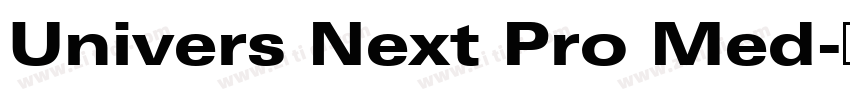 Univers Next Pro Med字体转换